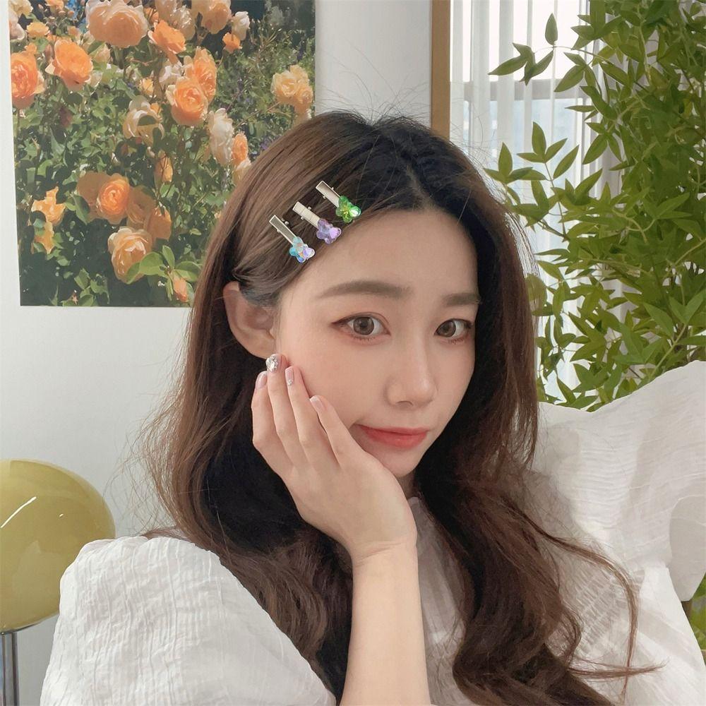 Metal Glass Side Clip Headdress Korean Style Hairpin Women Barrettes Girl Hair Clip Girl Bangs Clip green-C
Metal Glass Side Clip Headdress Korean Style Hairpin Women Barrettes Girl Hair Clip Girl Bangs Clip green-C