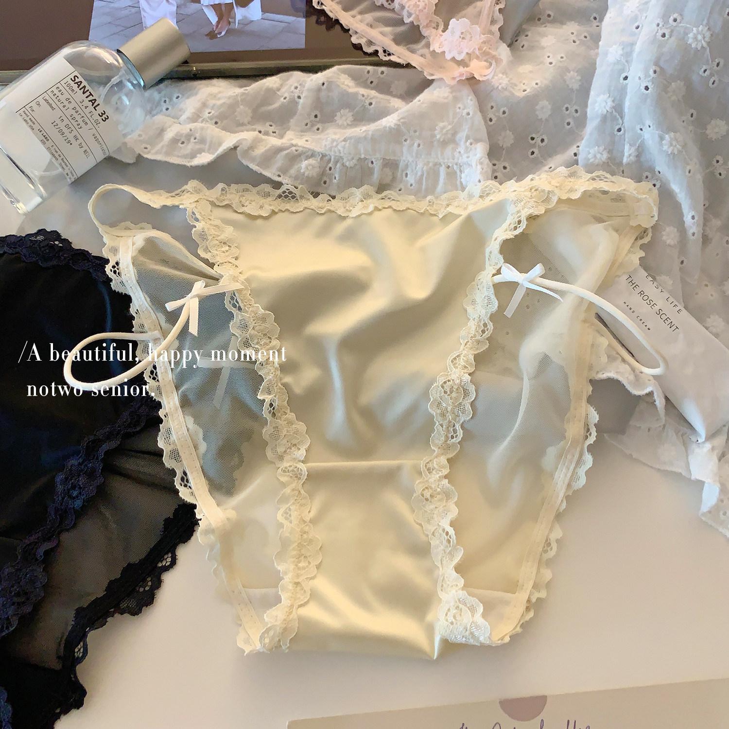 Lady Summer Sexy Pure Desire Sweet Lace Bow Satin Ice Silk Triangle Briefs L тілесний
Lady Summer Sexy Pure Desire Sweet Lace Bow Satin Ice Silk Triangle Briefs L тілесний
