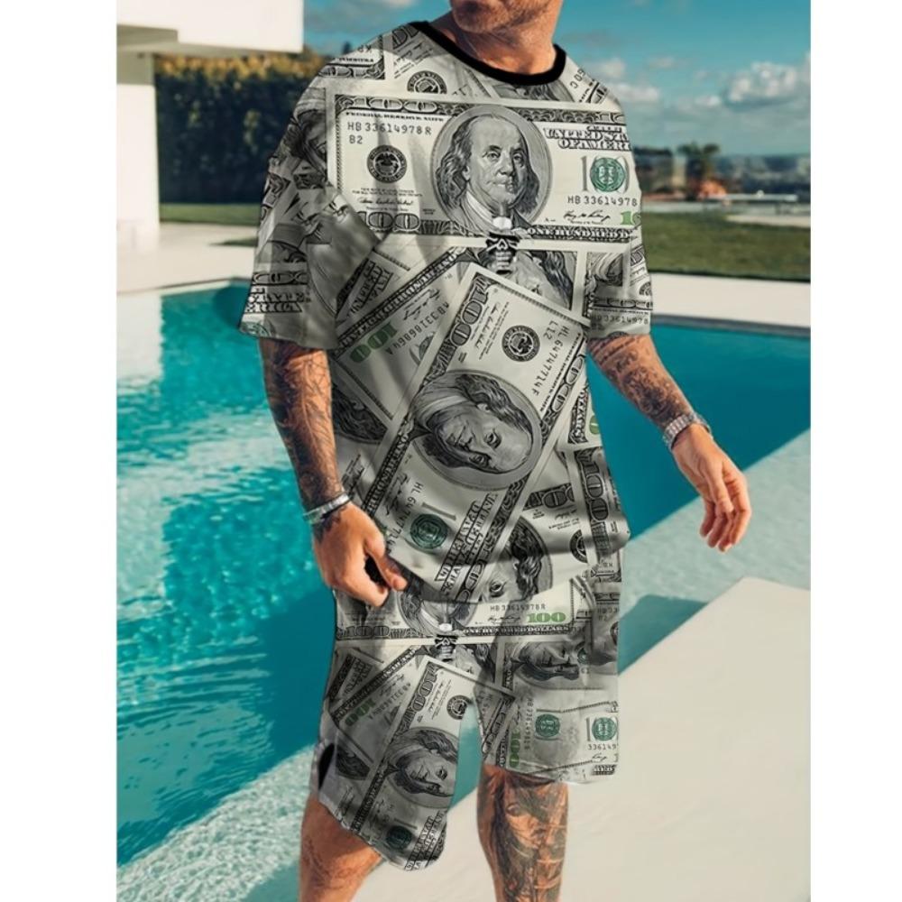 3D Printed Summer Suit Men s Short Sleeve T-Shirt Fashion Shorts Suit 5XL
3D Printed Summer Suit Men s Short Sleeve T-Shirt Fashion Shorts Suit 5XL