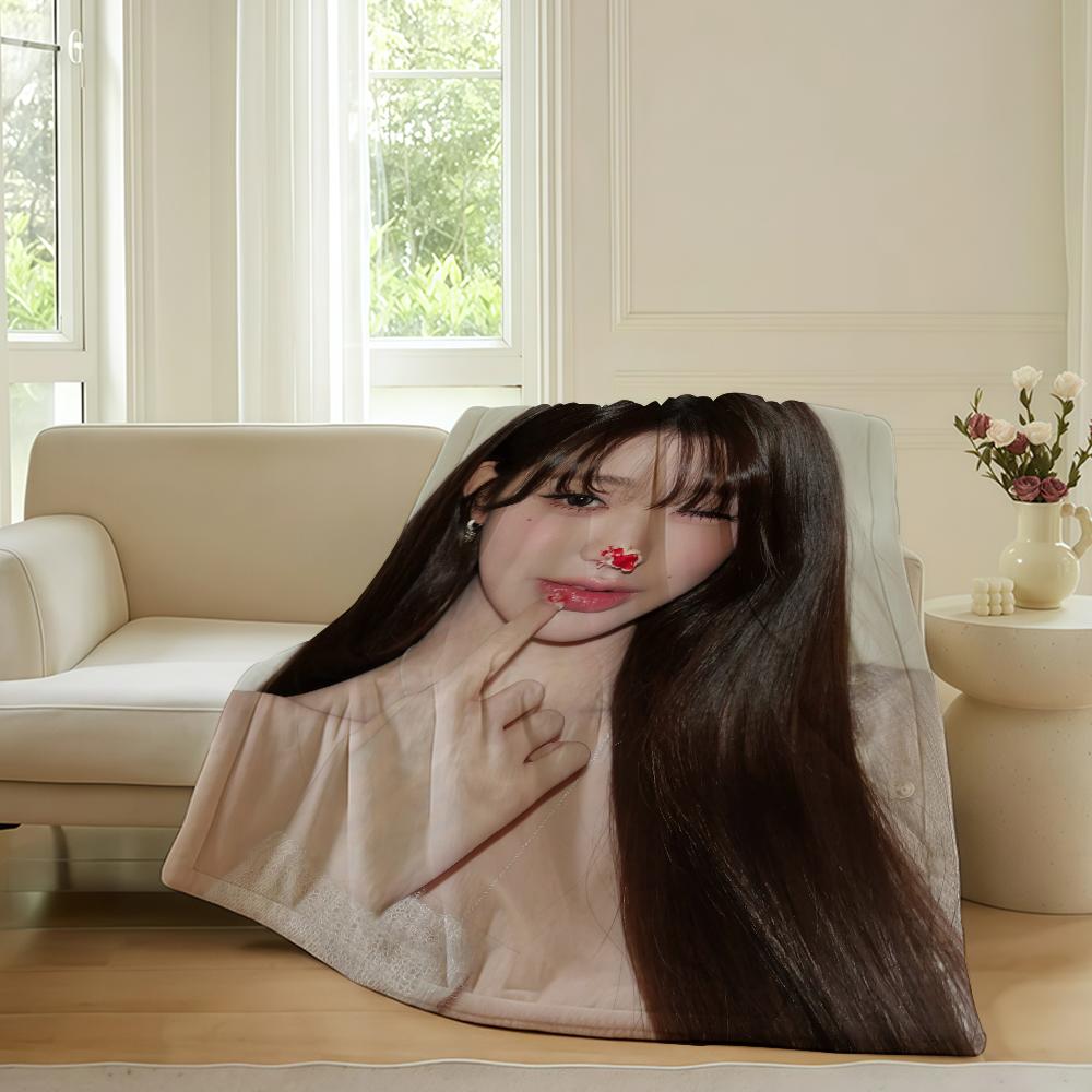 Singer Jang Won-young Blanket Warm Soft Suitable For Bedroom Sofa Bed Living Room Office Travel Camping Gifts 75x90cm
Singer Jang Won-young Blanket Warm Soft Suitable For Bedroom Sofa Bed Living Room Office Travel Camping Gifts 75x90cm
