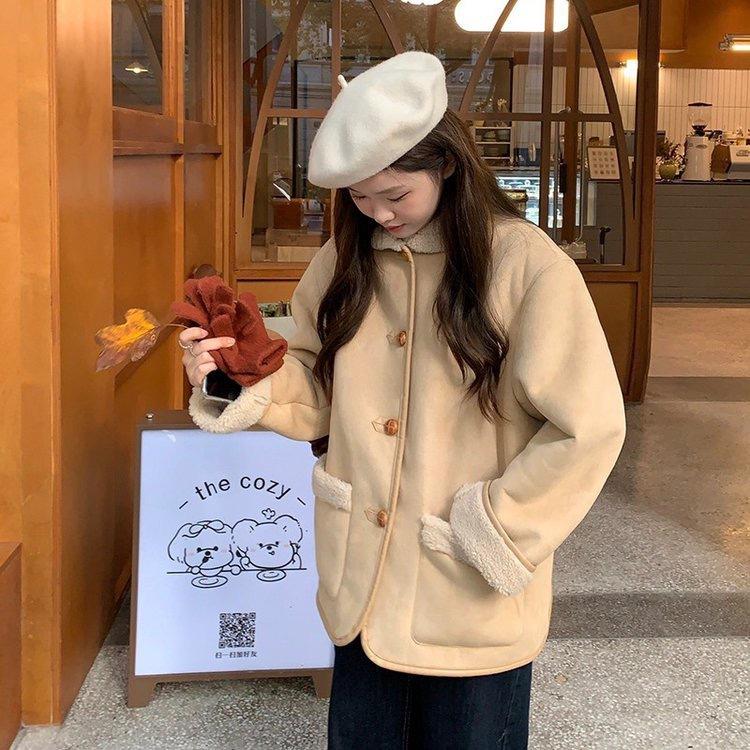 Korean-Style Women s High-End Patchwork Lamb Wool Coat - 2024 Winter Fashion Cotton-Padded Jacket. M
Korean-Style Women s High-End Patchwork Lamb Wool Coat - 2024 Winter Fashion Cotton-Padded Jacket. M