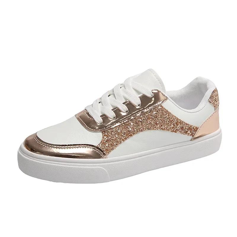 2024 Autumn New Casual Sequins Small White Shoes Flat Lightweight Sports Board Shoes Breathable Comfort Sneaker Zapatos De Mujer 35 золотий
2024 Autumn New Casual Sequins Small White Shoes Flat Lightweight Sports Board Shoes Breathable Comfort Sneaker Zapatos De Mujer 35 золотий