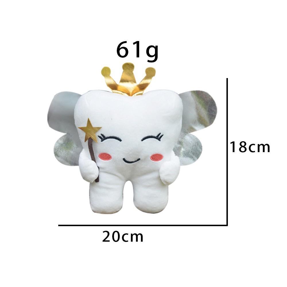 Tooth Fairy Plush Toy With Pp Cotton Filling For Kids Birthday Gift срібний
Tooth Fairy Plush Toy With Pp Cotton Filling For Kids Birthday Gift срібний