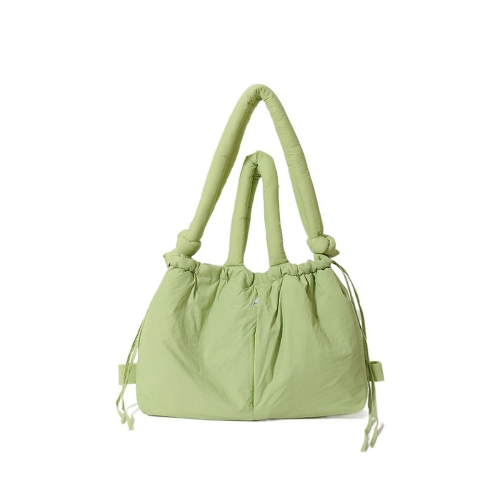 Стеганая нейлоновая стеганая сумка-тоут с узлом на ремешке, рюкзак-пуховик, простая сумка-тоут на кулиске, для девочки светло-зеленый
Стеганая нейлоновая стеганая сумка-тоут с узлом на ремешке, рюкзак-пуховик, простая сумка-тоут на кулиске, для девочки светло-зеленый