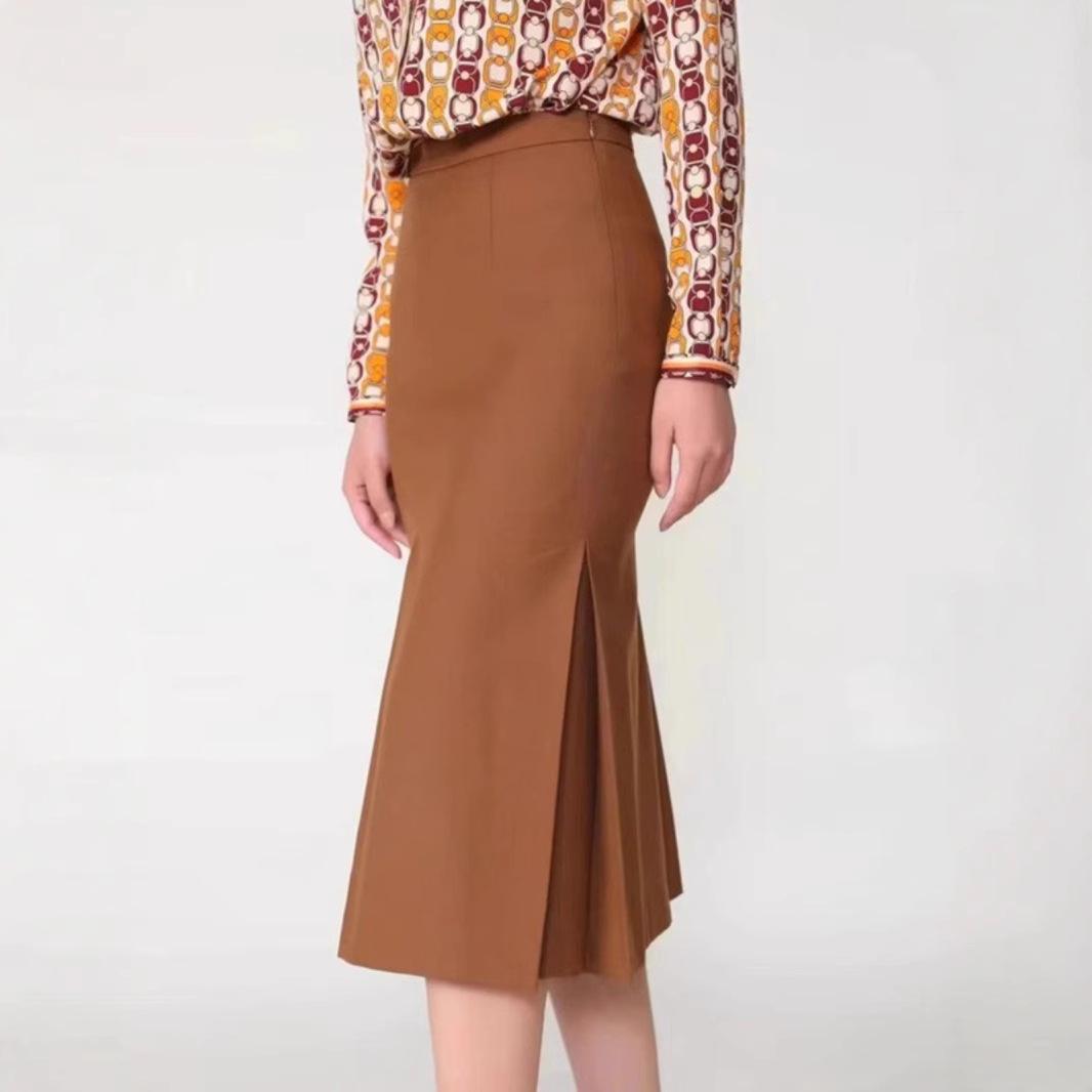 High Waist Slimming Wool Midi Mermaid Skirt with Slit - Autumn/Winter Collection M - 3 хаки
High Waist Slimming Wool Midi Mermaid Skirt with Slit - Autumn/Winter Collection M - 3 хаки