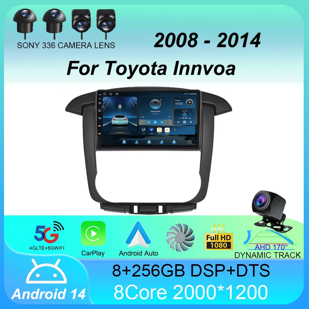 Android 14 Car Radio Wireless Carplay Auto For Toyota Innvoa 2008 - 2014 Navigation GPS Screen 4G+WIFI BT Head Unit No 2din DVD
Android 14 Car Radio Wireless Carplay Auto For Toyota Innvoa 2008 - 2014 Navigation GPS Screen 4G+WIFI BT Head Unit No 2din DVD