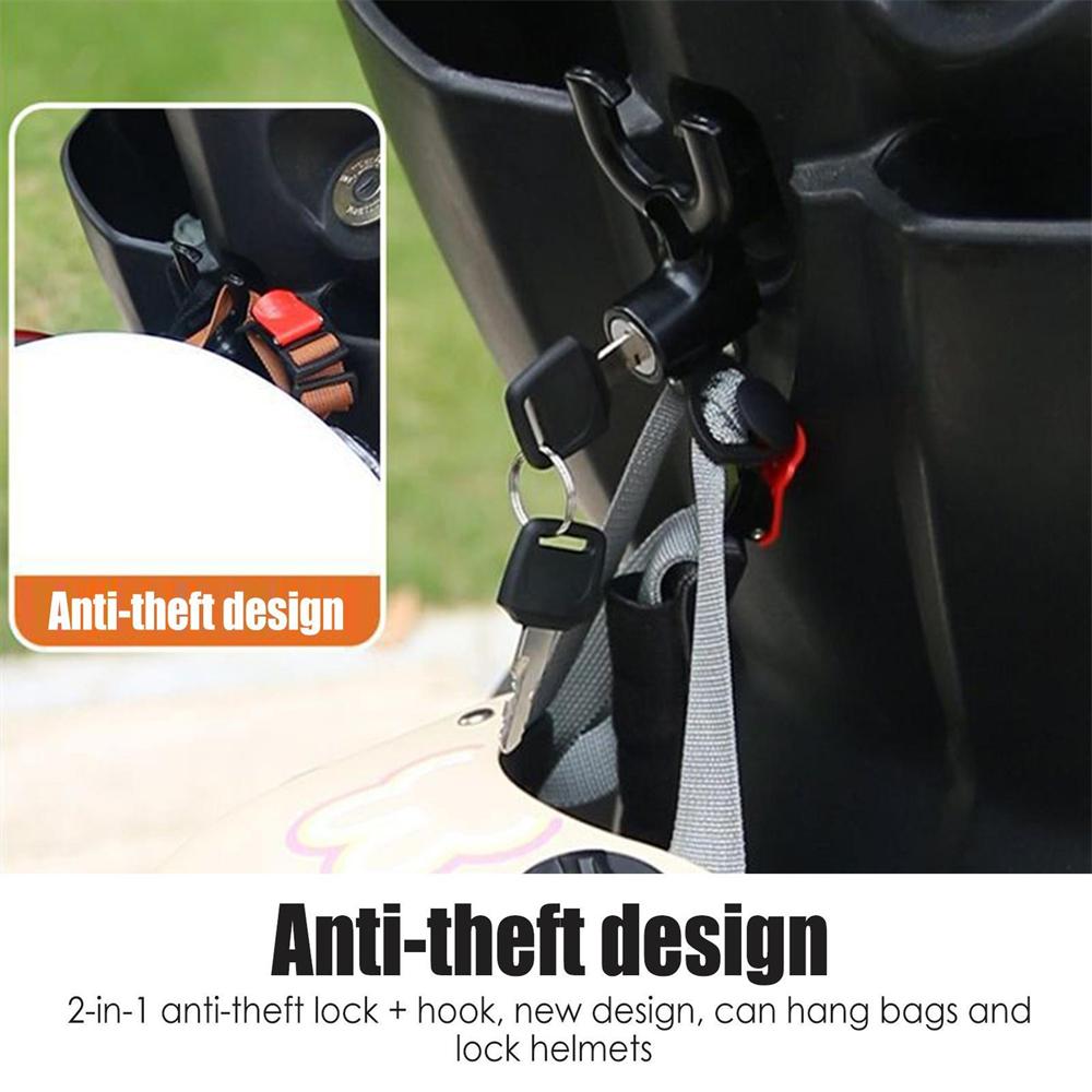 Universal Alloy Motorbike Bike Helmets Lock Hangings Hook 2 In 1 Tamper-Proof
Universal Alloy Motorbike Bike Helmets Lock Hangings Hook 2 In 1 Tamper-Proof