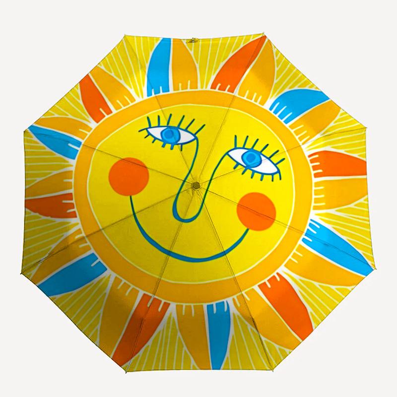 1pc Sun Pattern Automatic Opening/Closing Folding Umbrella with 76 Ribs, Plastic Handle, Windproof Portable Sunshade Umbrella y250726116
1pc Sun Pattern Automatic Opening/Closing Folding Umbrella with 76 Ribs, Plastic Handle, Windproof Portable Sunshade Umbrella y250726116