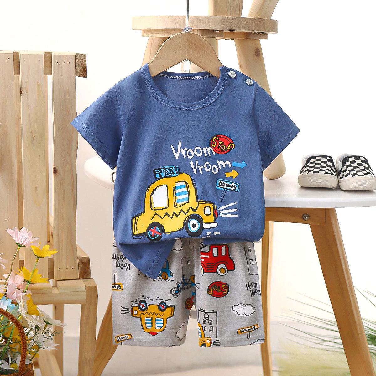 1 Set of Children s Cartoon Clothing Summer Fashion Short-sleeve Suit for Boys and Girls T-shirt and Shorts Children s Clothing 120
1 Set of Children s Cartoon Clothing Summer Fashion Short-sleeve Suit for Boys and Girls T-shirt and Shorts Children s Clothing 120