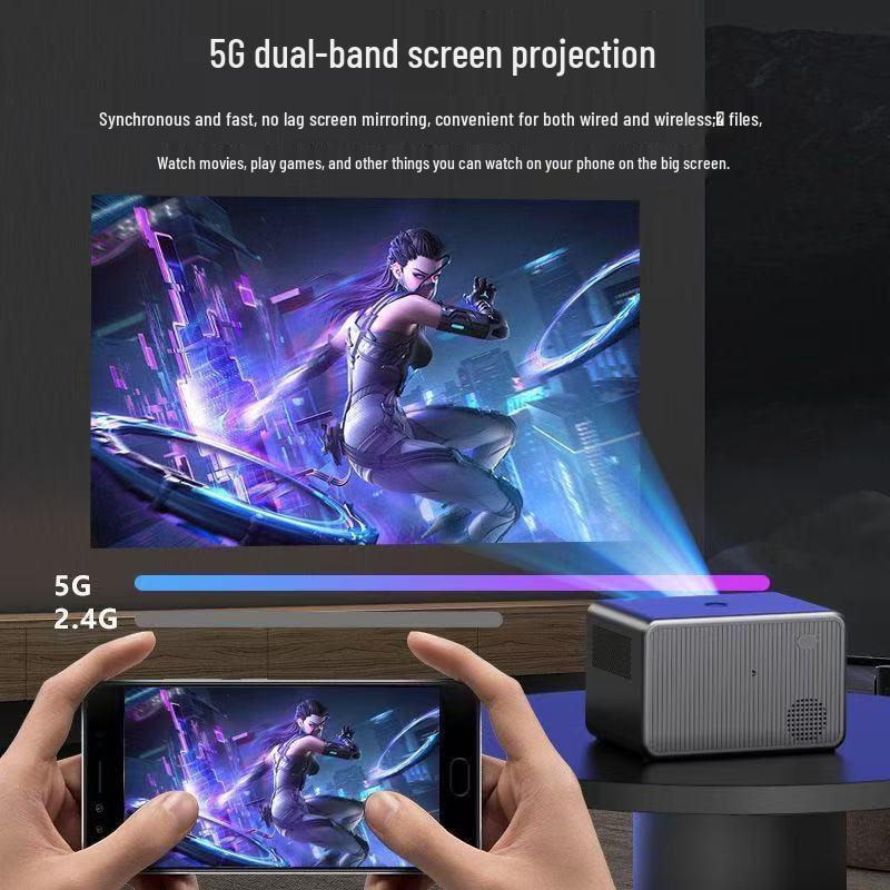 2025 HD 4K Smart Home Projector with Electric Focus and 5G Wall Projection for Bedroom Theater
2025 HD 4K Smart Home Projector with Electric Focus and 5G Wall Projection for Bedroom Theater