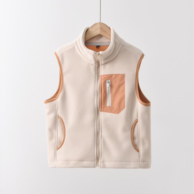 Children s Winter Fleece Vest: Warm & Stylish Shawl Outerwear for Boys and Girls. Thick Polar Fleece, School Uniform Essential. 130 абрикос світлого кольору
Children s Winter Fleece Vest: Warm & Stylish Shawl Outerwear for Boys and Girls. Thick Polar Fleece, School Uniform Essential. 130 абрикос світлого кольору