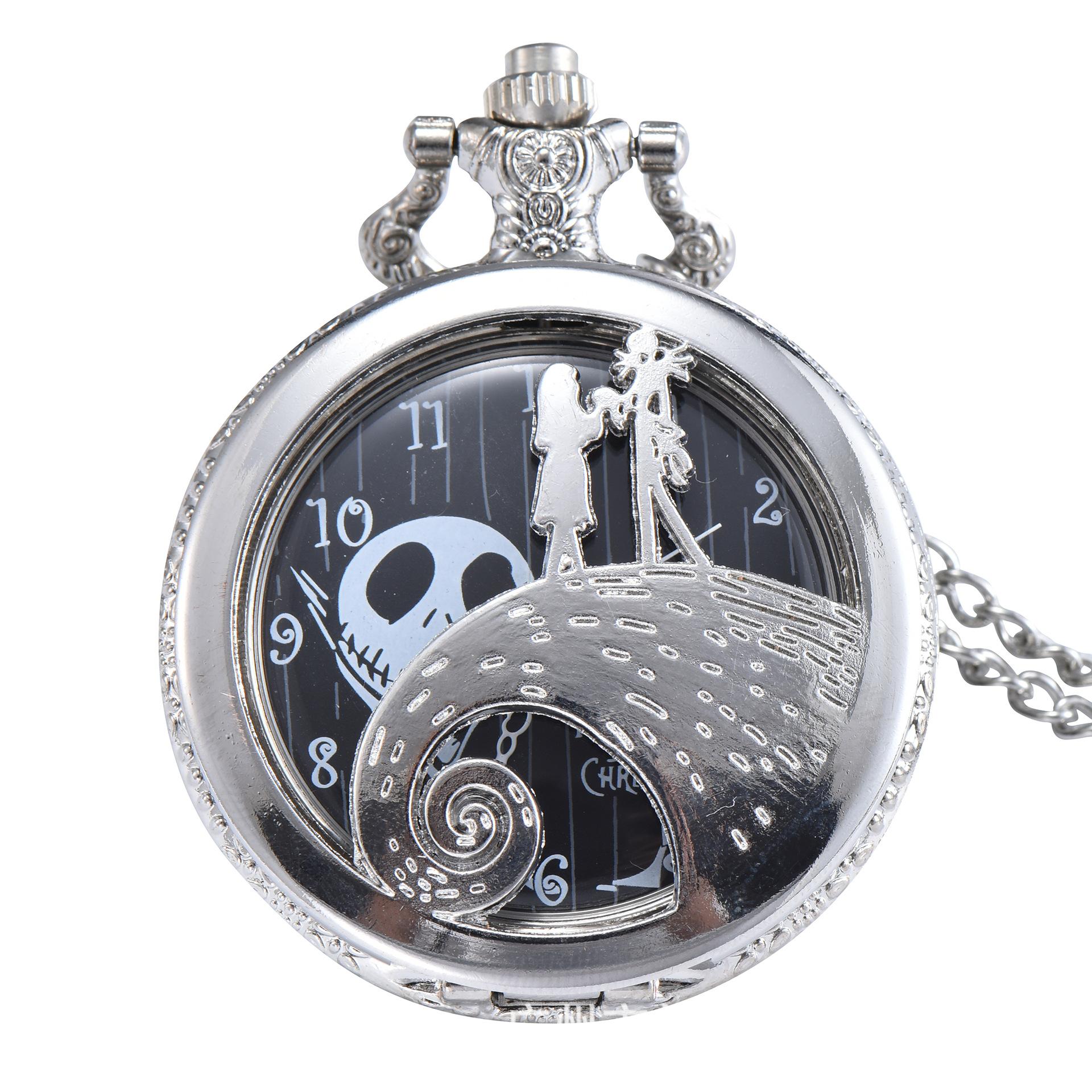 Anime The Nightmare Before Christmas Periphery Vintage Quartz Pocket Watch Retro Chain Pendant Clock for Children Birthday Gifts
Anime The Nightmare Before Christmas Periphery Vintage Quartz Pocket Watch Retro Chain Pendant Clock for Children Birthday Gifts