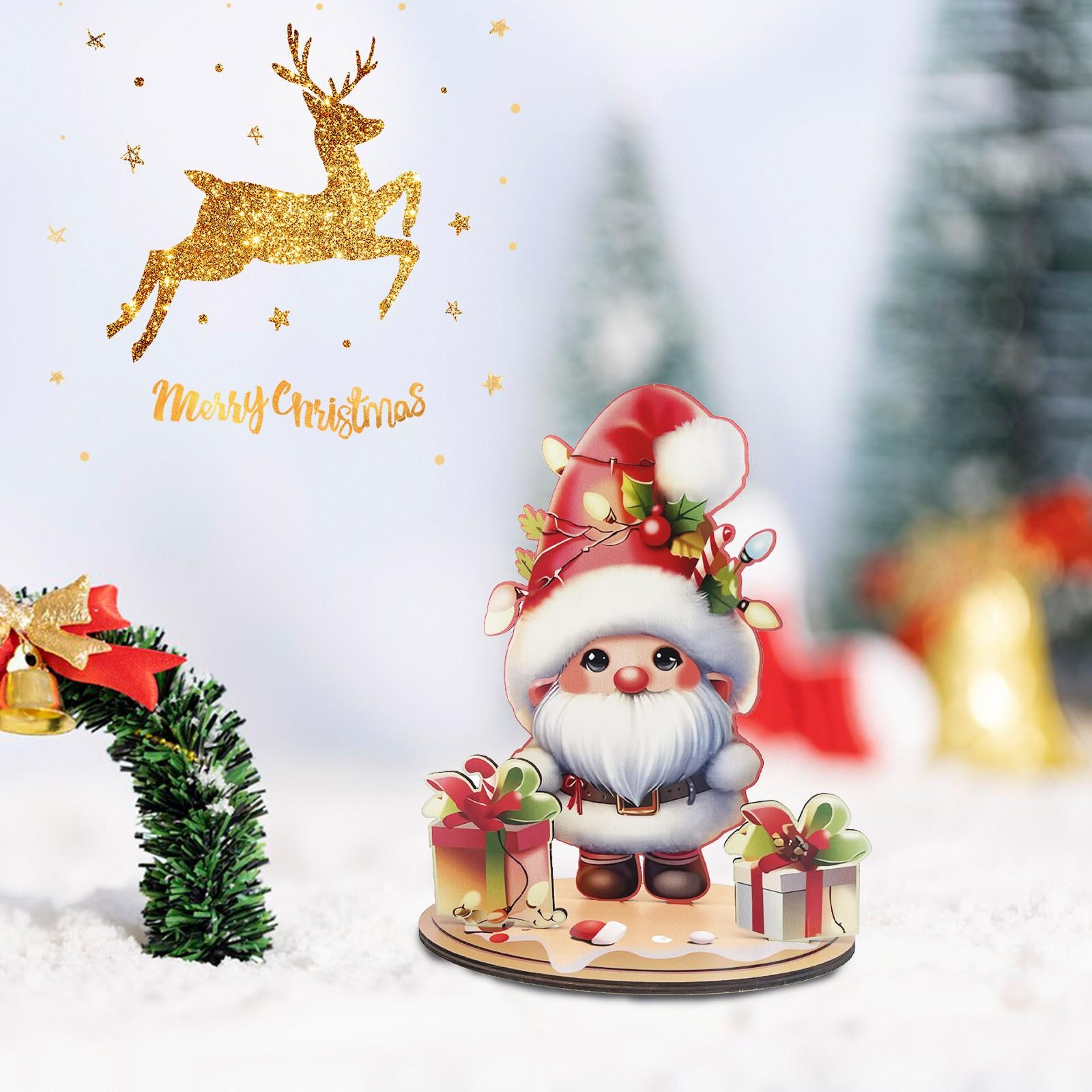 Рождественские мультяшные деревянные сборные украшения DIY Детские праздничные подарки Трехмерные картины украшения Рождественские настольные украшения One Size
Рождественские мультяшные деревянные сборные украшения DIY Детские праздничные подарки Трехмерные картины украшения Рождественские настольные украшения One Size