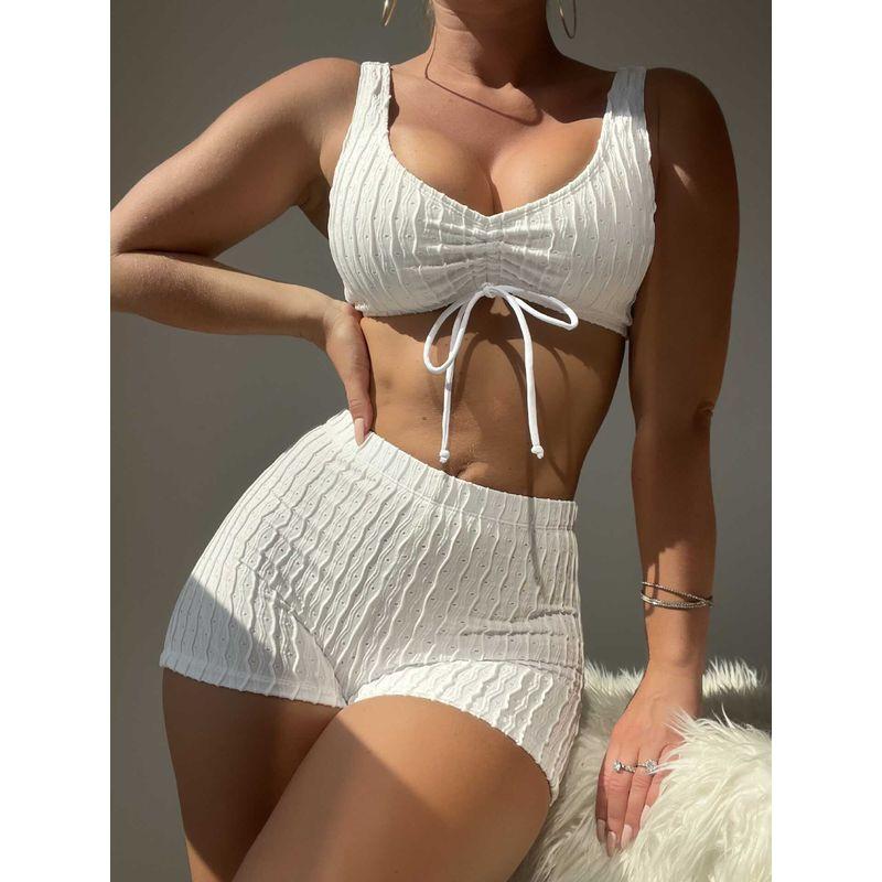 Split Swimsuit Vest Two-Piece Set Split Swimsuit European and American Pleating Vest Swimsuit White S
Split Swimsuit Vest Two-Piece Set Split Swimsuit European and American Pleating Vest Swimsuit White S