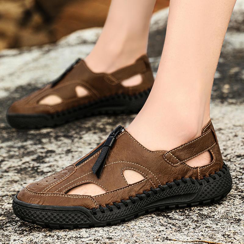 Summer Men s Leather Sandals Soft and Versatile Non-slip Beach Sandals Men s Casual Shoes 39 чёрный
Summer Men s Leather Sandals Soft and Versatile Non-slip Beach Sandals Men s Casual Shoes 39 чёрный