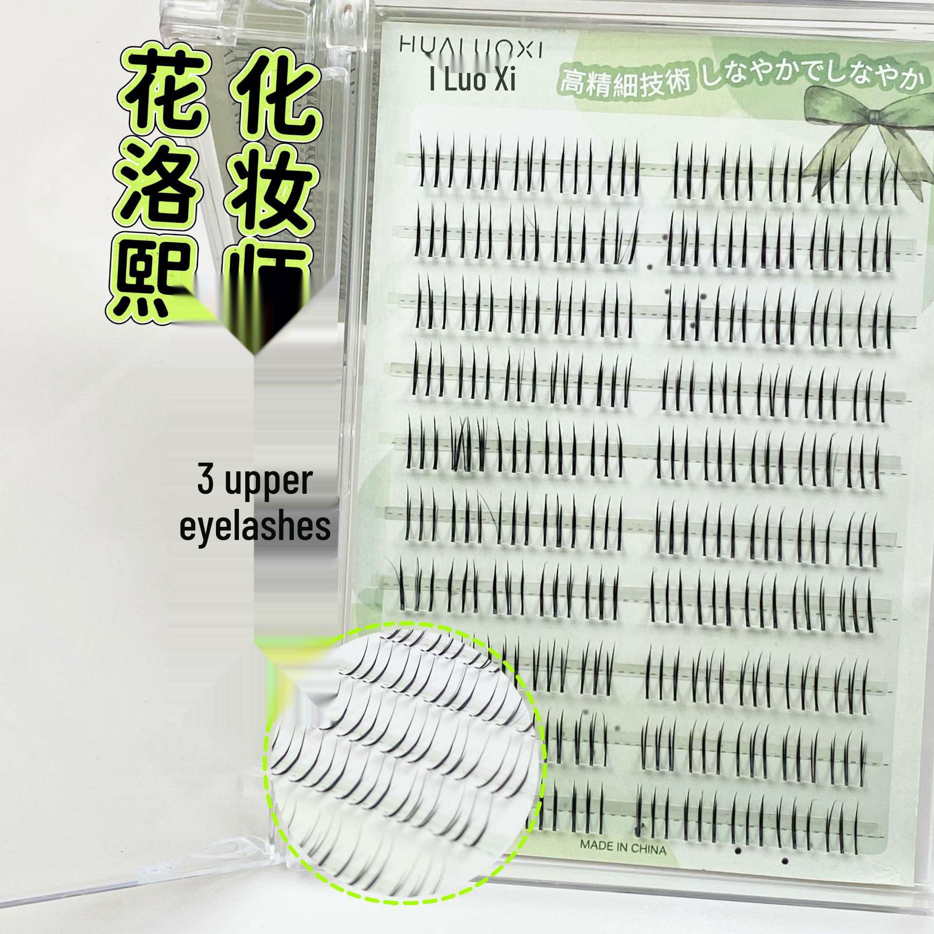 Hualuoxi 3-Set Upper Eyelashes 8-12
Hualuoxi 3-Set Upper Eyelashes 8-12