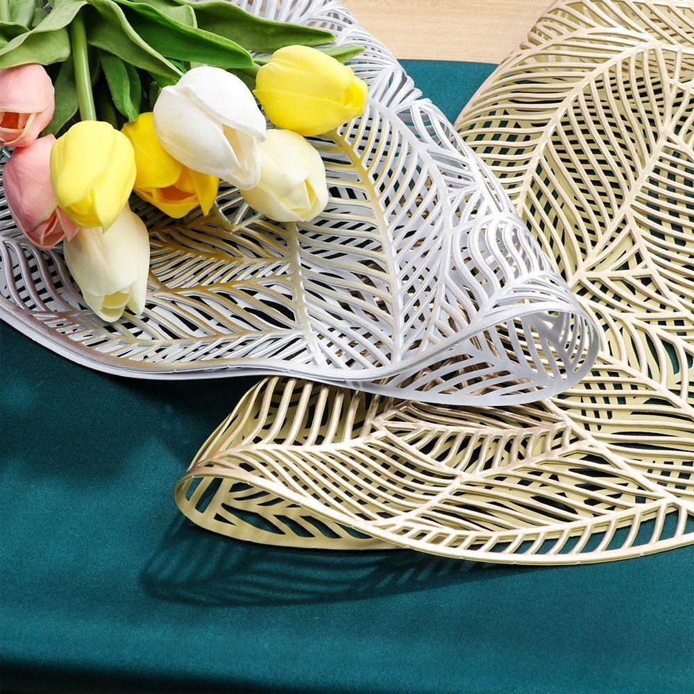 European Style Heat Insulation Table Mat Anti-Slip PVC Bronzing Placemat Hollow Round Coffee Coaster Universal
European Style Heat Insulation Table Mat Anti-Slip PVC Bronzing Placemat Hollow Round Coffee Coaster Universal