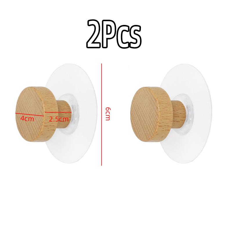 Self-adhesive Wooden Hook Bathroom Wall Hook Bedroom Coat Storage Rack No-drill Towel Key Decoration Hook Home Accessories
Self-adhesive Wooden Hook Bathroom Wall Hook Bedroom Coat Storage Rack No-drill Towel Key Decoration Hook Home Accessories
