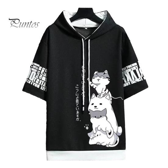 Мужская летняя толстовка с рисунком кота и буквенным принтом, футболка с капюшоном и шнурком, пуловер с короткими рукавами, топы 3XL чёрный
Мужская летняя толстовка с рисунком кота и буквенным принтом, футболка с капюшоном и шнурком, пуловер с короткими рукавами, топы 3XL чёрный