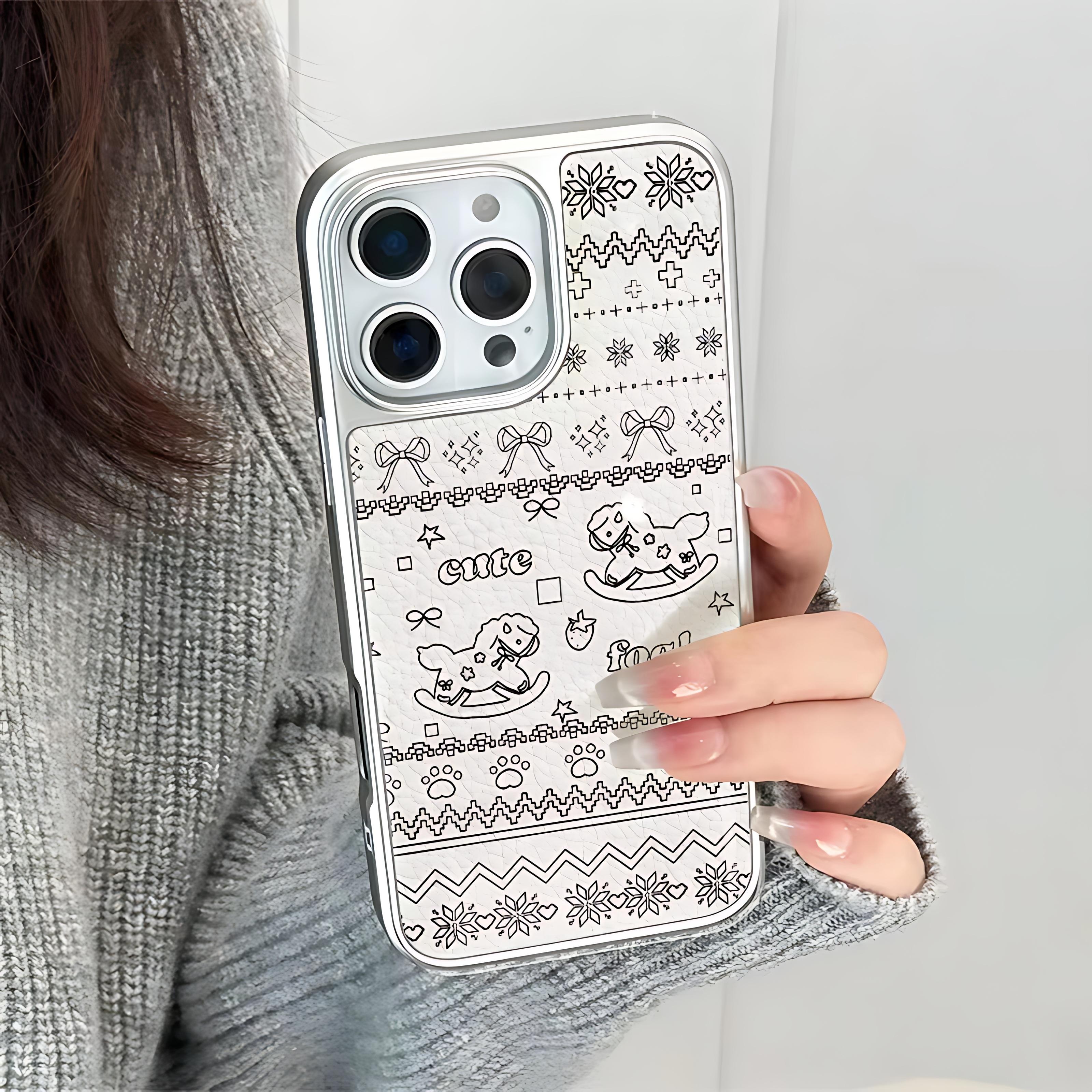 Cute little horse leather texture Phone Case for iPhone 17 16e 16 15 14 13 12 11 Air Pro Max X XSMAX 8 7 Plus Luxury Clear Cover iPhone 11
Cute little horse leather texture Phone Case for iPhone 17 16e 16 15 14 13 12 11 Air Pro Max X XSMAX 8 7 Plus Luxury Clear Cover iPhone 11