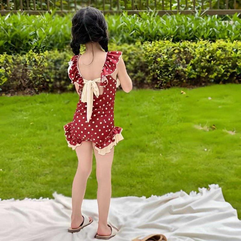2024 Ретро Купальник-монокини в горошек для девочек – Милый летний купальник в гонконгском стиле Size 110 (Height ~100cm)
2024 Ретро Купальник-монокини в горошек для девочек – Милый летний купальник в гонконгском стиле Size 110 (Height ~100cm)