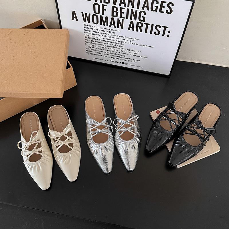 Inner height-increasing bow silver bag head half-drag women s shoes fashionable outer wear 2025 new summer Mary Jane sandals 40 чорний
Inner height-increasing bow silver bag head half-drag women s shoes fashionable outer wear 2025 new summer Mary Jane sandals 40 чорний
