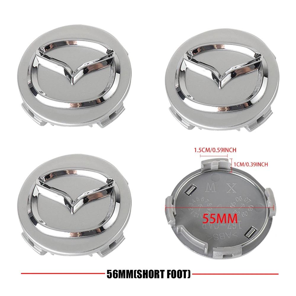 56mm 3D Car Wheel Center Caps Hub Badge for Mazda 3 BK 6 GH CX-5 CX30 MX-5 2 5 CX-3 GJ GL CX-8 MS RX-8 626 Car Accessories Mazda&4PCS
56mm 3D Car Wheel Center Caps Hub Badge for Mazda 3 BK 6 GH CX-5 CX30 MX-5 2 5 CX-3 GJ GL CX-8 MS RX-8 626 Car Accessories Mazda&4PCS