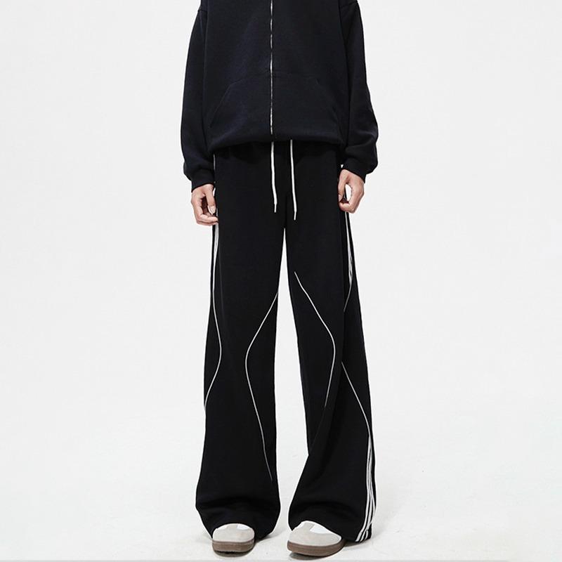 Брюки с тремя полосками, мужские новые брюки парашютиста в стиле рабочей одежды, хулиганские, красивые, свободные, модные, повседневные брюки 3XL чёрный
Брюки с тремя полосками, мужские новые брюки парашютиста в стиле рабочей одежды, хулиганские, красивые, свободные, модные, повседневные брюки 3XL чёрный