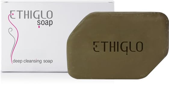Ethiglo Мыло для глубокого очищения для всех типов кожи | Помогает уменьшить шрамы от акне, тусклость, пигментацию и следы от загара | Оставляет кожу мягкой и гладкой | В упаковке 1 шт. (75
Ethiglo Мыло для глубокого очищения для всех типов кожи | Помогает уменьшить шрамы от акне, тусклость, пигментацию и следы от загара | Оставляет кожу мягкой и гладкой | В упаковке 1 шт. (75