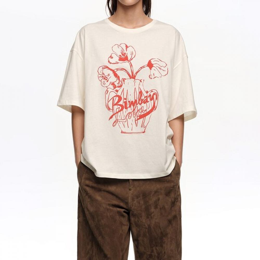 Bimbairolla Floral Logo Embossed T shirT whiTe b265awT022whb White/XXS
Bimbairolla Floral Logo Embossed T shirT whiTe b265awT022whb White/XXS
