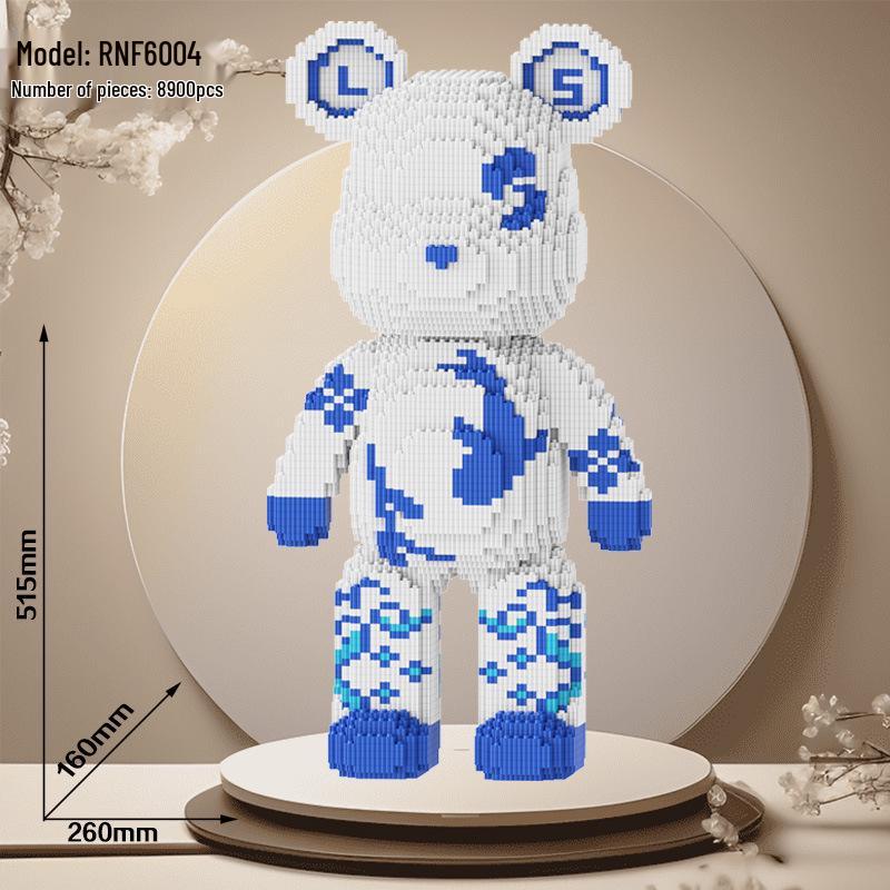 Большие белые медведи строительные блоки: Издание «Сине-белый фарфор» - Продвинутая образовательная головоломка
Большие белые медведи строительные блоки: Издание «Сине-белый фарфор» - Продвинутая образовательная головоломка