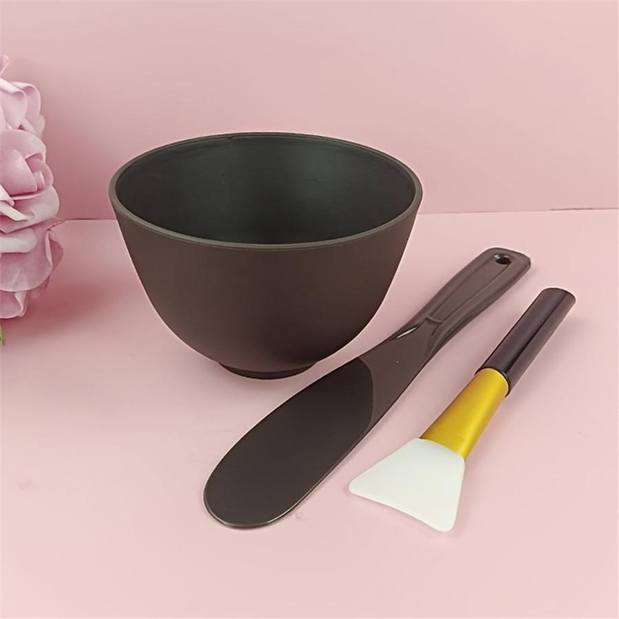 1-Set Silicone Facial Mask Mixing Bowl Kit - DIY Skincare & Mud Mask Preparation Tools with Black Bowl, Applicator Brush чорний
1-Set Silicone Facial Mask Mixing Bowl Kit - DIY Skincare & Mud Mask Preparation Tools with Black Bowl, Applicator Brush чорний