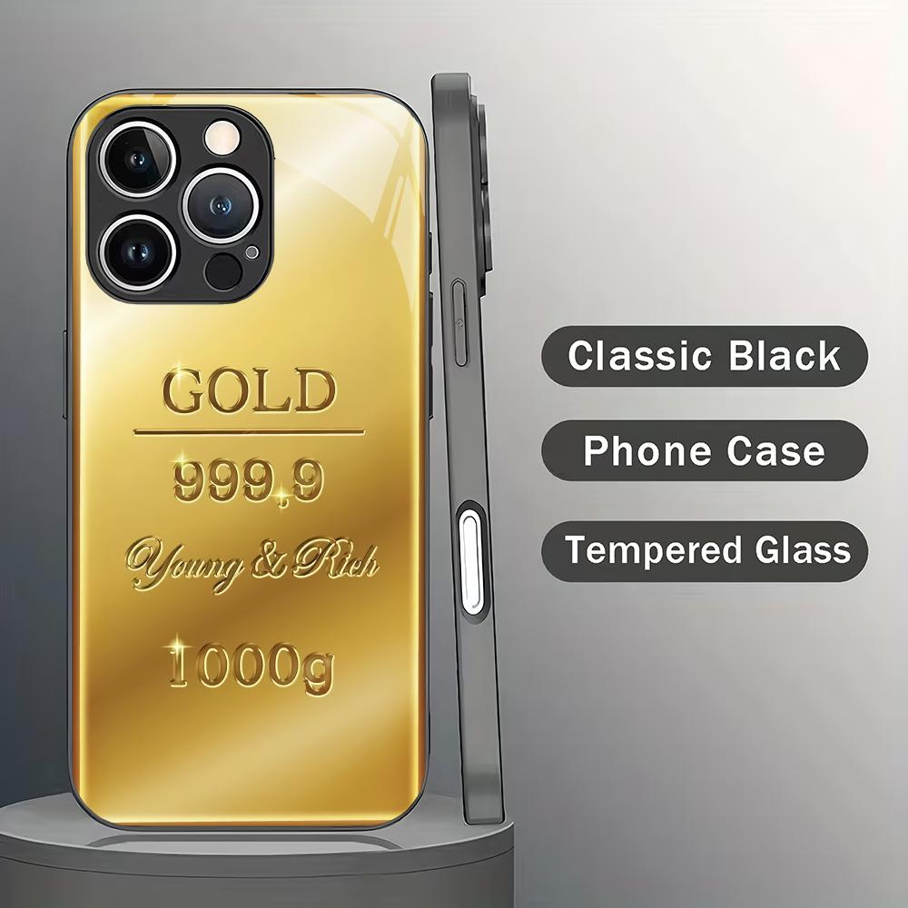 Creative gold pattern tempered glass mobile phone case suitable for iPhone 17/16/15/14/13/12/11Pro Max all-inclusive anti-fall iPhone 17ProMax
Creative gold pattern tempered glass mobile phone case suitable for iPhone 17/16/15/14/13/12/11Pro Max all-inclusive anti-fall iPhone 17ProMax