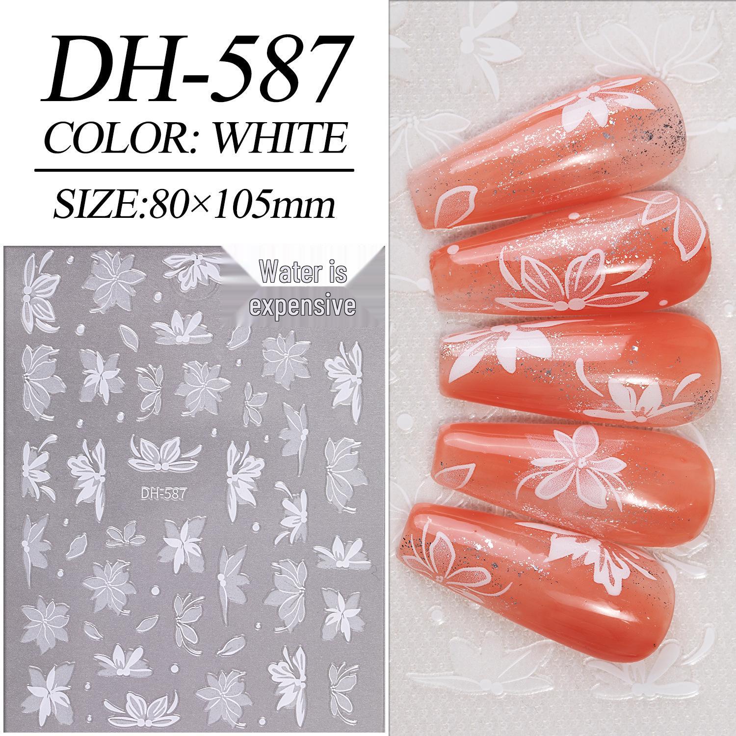 Трендовые жидкие наклейки для ногтей Pure Desire с белым цветочным дизайном - Дизайн с цветами, нарисованными вручную
Трендовые жидкие наклейки для ногтей Pure Desire с белым цветочным дизайном - Дизайн с цветами, нарисованными вручную