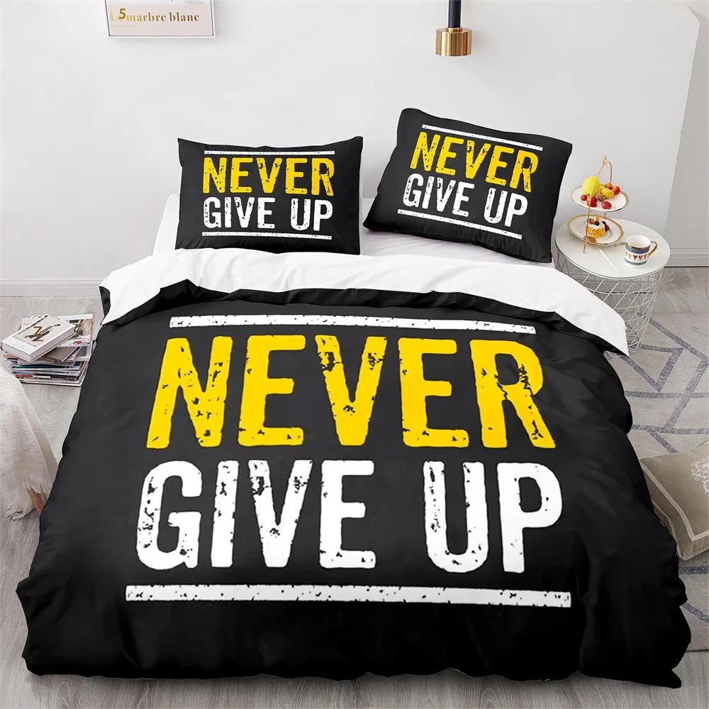 Never Give Up Theme Comforter Cover Kit White Cloud Pattern Style King Dimension Queen Dimension Size Comforter Cover Polyester Quilt Cover for Kids EU Single 135x200cm
Never Give Up Theme Comforter Cover Kit White Cloud Pattern Style King Dimension Queen Dimension Size Comforter Cover Polyester Quilt Cover for Kids EU Single 135x200cm