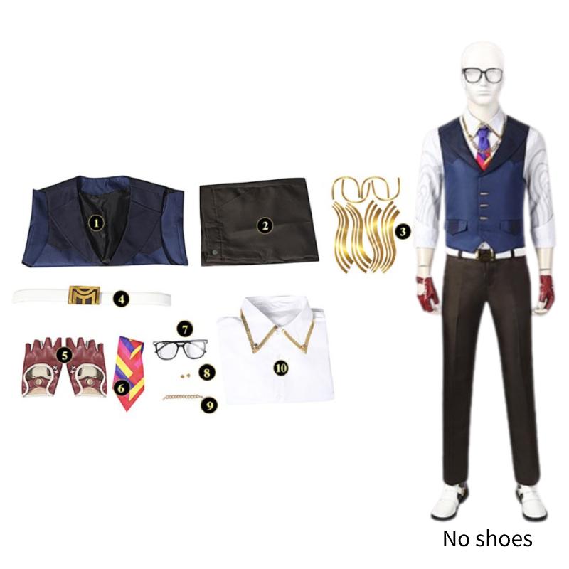 Valorant Игровая комната Косплей Костюм Костюм Полный Комплект Наряд Реквизит для вечеринки Подарок для фаната XS
Valorant Игровая комната Косплей Костюм Костюм Полный Комплект Наряд Реквизит для вечеринки Подарок для фаната XS