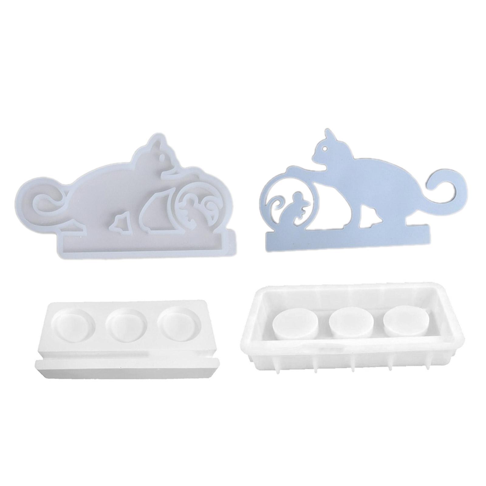 Подсвечник в виде кошки, дразнящей мыши, силиконовая форма для основания свечи, декоративная вставка в гипсовый подсвечник, силиконовая форма
Подсвечник в виде кошки, дразнящей мыши, силиконовая форма для основания свечи, декоративная вставка в гипсовый подсвечник, силиконовая форма