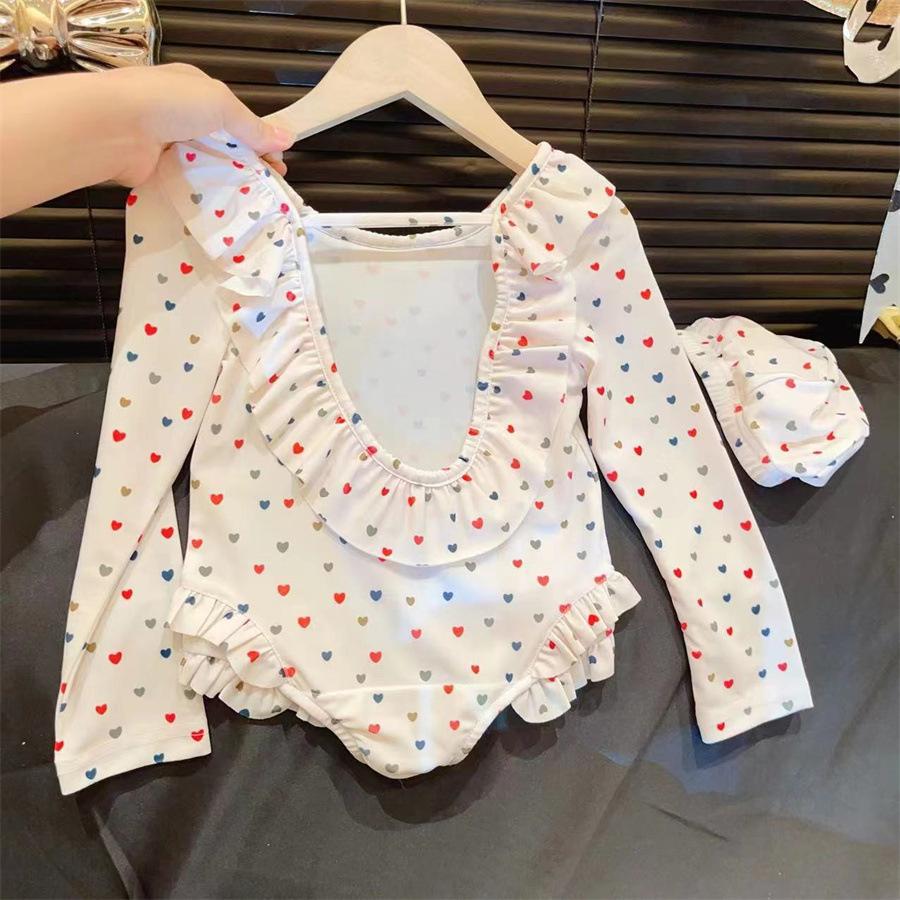 2024 Cute Girls Long Sleeve Backless Swimsuit with Sun Protection - One-Piece Swimwear for Children 110 (Height: 100-110cm)
2024 Cute Girls Long Sleeve Backless Swimsuit with Sun Protection - One-Piece Swimwear for Children 110 (Height: 100-110cm)