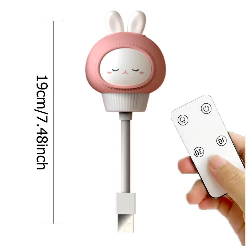 USB Нічник LED Милий Мультяшний Ведмідь Кролик Нічна Лампа з Пультом Дистанційного Керування для Дитячої Кімнати Декорація Приліжкова Лампа Rabit теплим білим кольором
USB Нічник LED Милий Мультяшний Ведмідь Кролик Нічна Лампа з Пультом Дистанційного Керування для Дитячої Кімнати Декорація Приліжкова Лампа Rabit теплим білим кольором