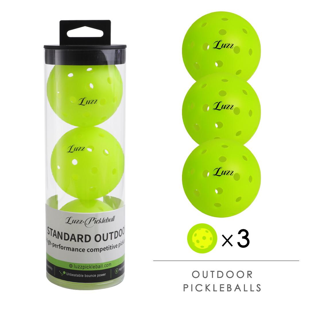 Набор для игры в мяч Luzz Pickleball — 40 отверстий, изготовленных методом центробежного формования, износостойких, устойчивых к старению, с превосходным отскоком 3 Pcs зелёный
Набор для игры в мяч Luzz Pickleball — 40 отверстий, изготовленных методом центробежного формования, износостойких, устойчивых к старению, с превосходным отскоком 3 Pcs зелёный