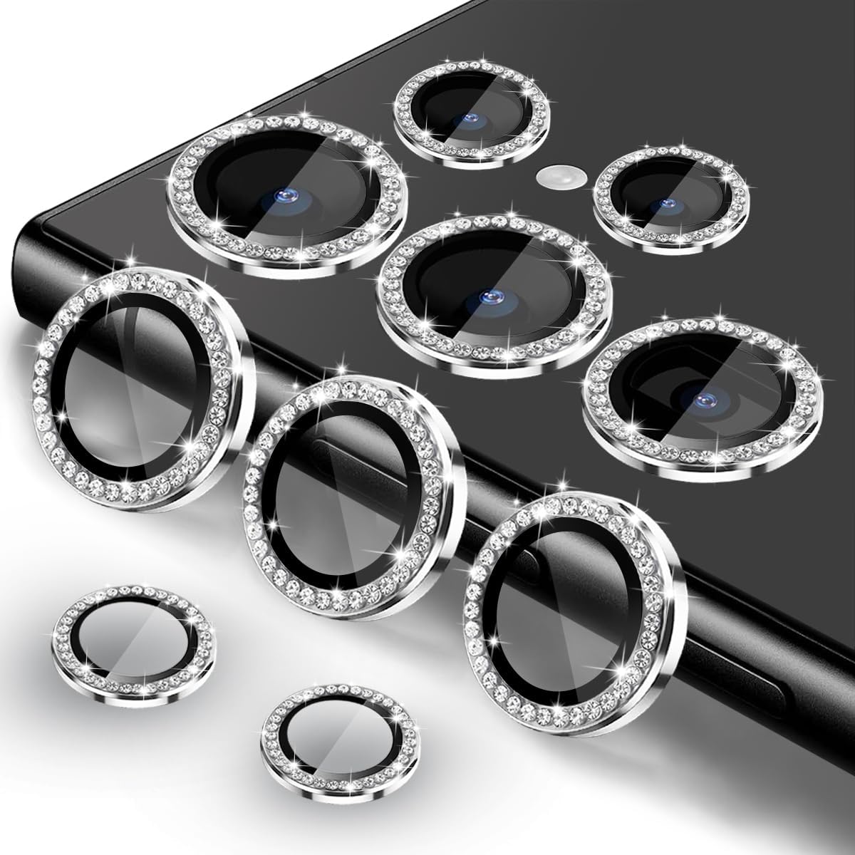 Bling 3D Diamond Metal Camera Ring Protector для Samsung Galaxy S24 Ultra S23 Plus Alloy Lens HD Захисний ковпачок із загартованого скла For Galaxy S23 срібний
Bling 3D Diamond Metal Camera Ring Protector для Samsung Galaxy S24 Ultra S23 Plus Alloy Lens HD Захисний ковпачок із загартованого скла For Galaxy S23 срібний