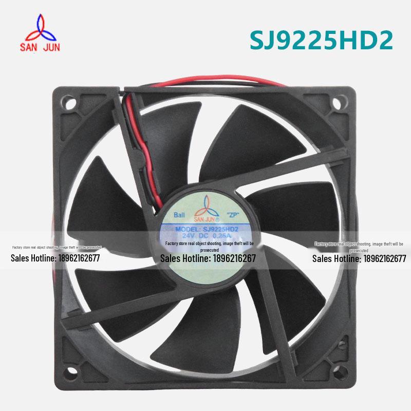 SJ9225HD2 92mm DC24V Axial Fan for Heat Dissipation
SJ9225HD2 92mm DC24V Axial Fan for Heat Dissipation