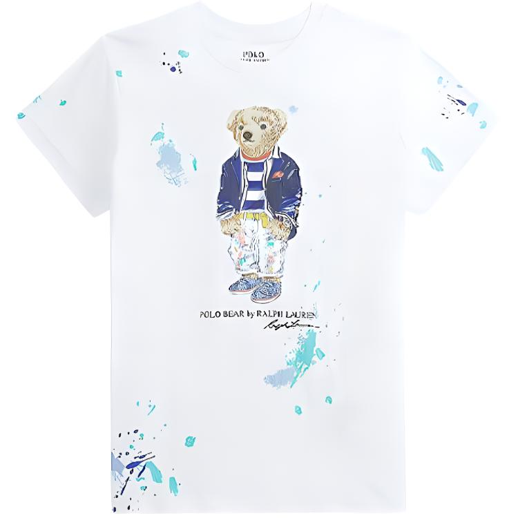 Polo Ralph Lauren SS22 Футболка с коротким рукавом и круглым вырезом с принтом букв и медведя Женские топы Белый 211856643-C001 XS
Polo Ralph Lauren SS22 Футболка с коротким рукавом и круглым вырезом с принтом букв и медведя Женские топы Белый 211856643-C001 XS