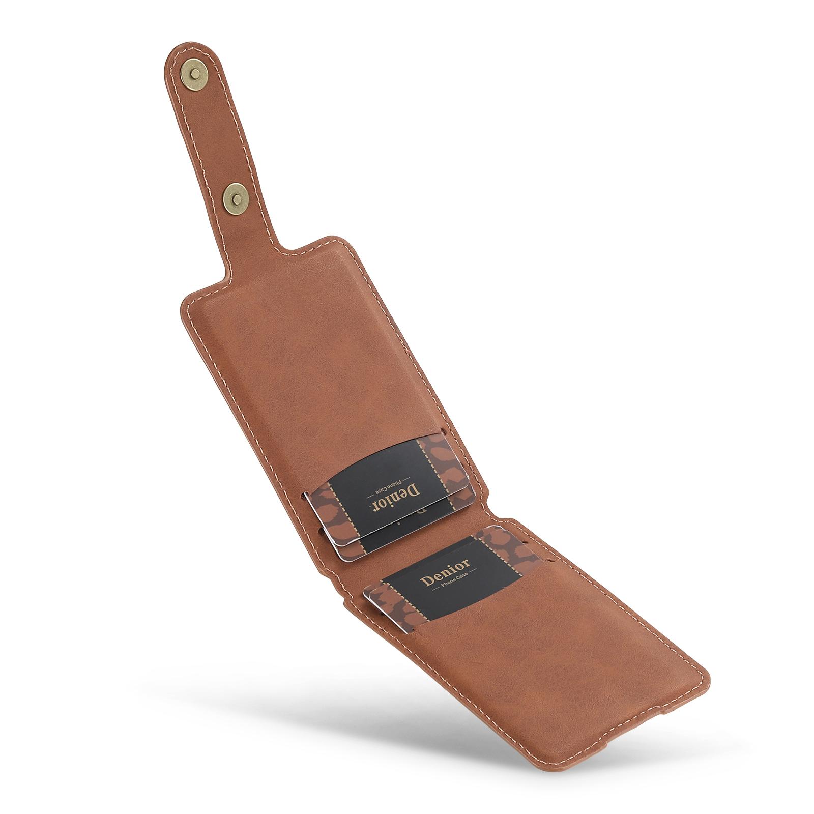 D21 Retro Texture Leather Card Bag Phone Back Magnetic Card Holder Compatible with MagSafe Brown
D21 Retro Texture Leather Card Bag Phone Back Magnetic Card Holder Compatible with MagSafe Brown