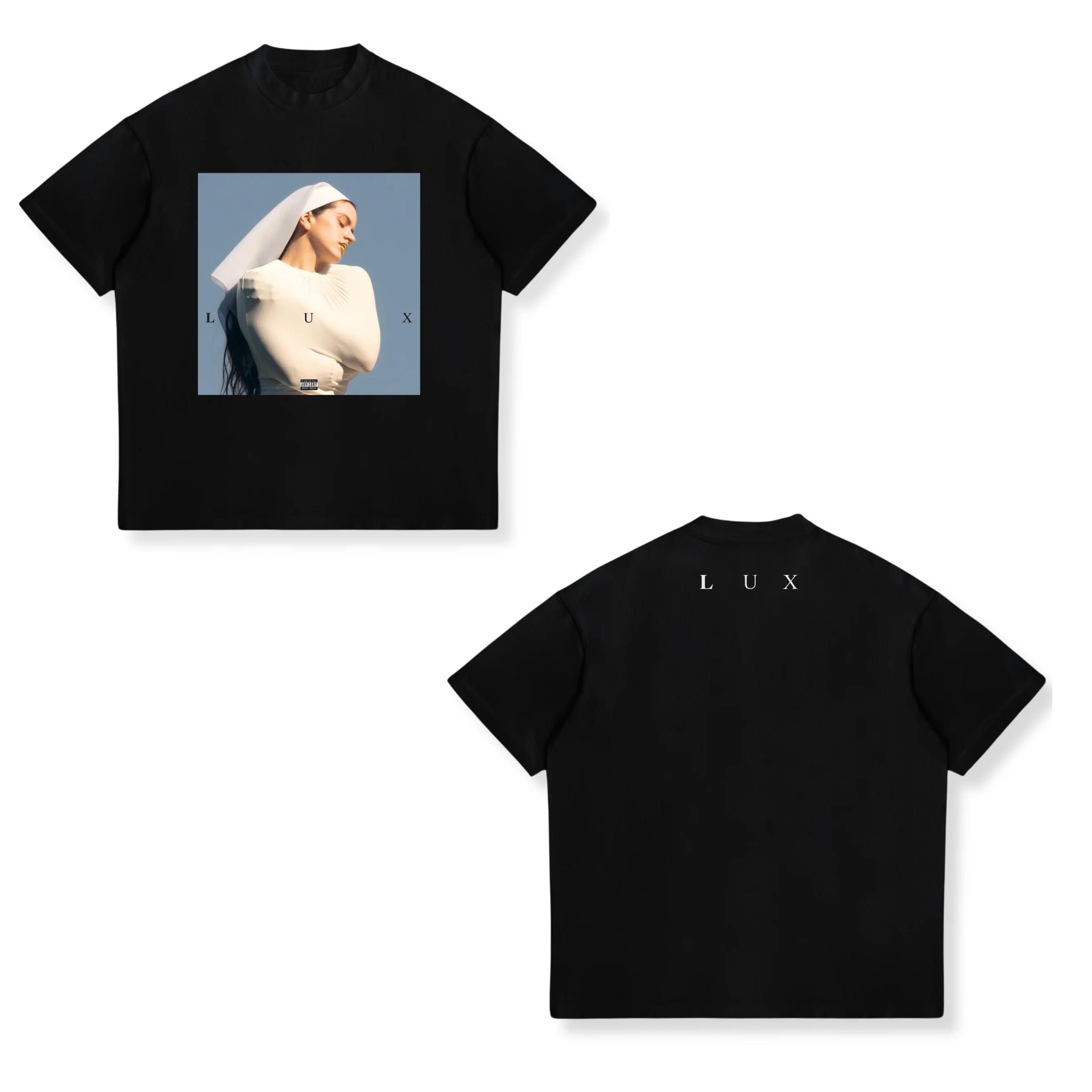Singer Rosalía LUX Musical Notes Print Merch Tees Unisex Women Fashion Harajuku Tshirts Shortsleeved Loose Casual Cotton Tshirts 4XL
Singer Rosalía LUX Musical Notes Print Merch Tees Unisex Women Fashion Harajuku Tshirts Shortsleeved Loose Casual Cotton Tshirts 4XL