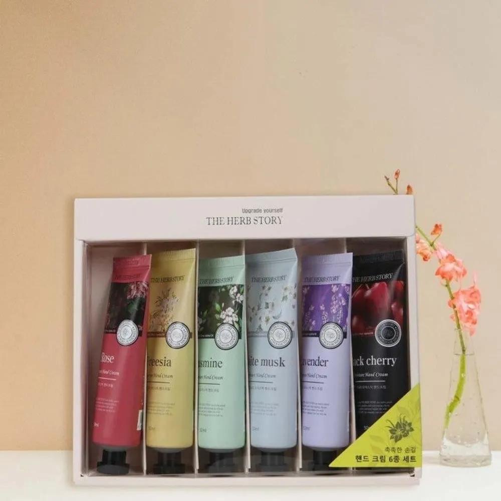 theherbstory Hand Care Cream 50ml Gift Set (6 Types)
theherbstory Hand Care Cream 50ml Gift Set (6 Types)