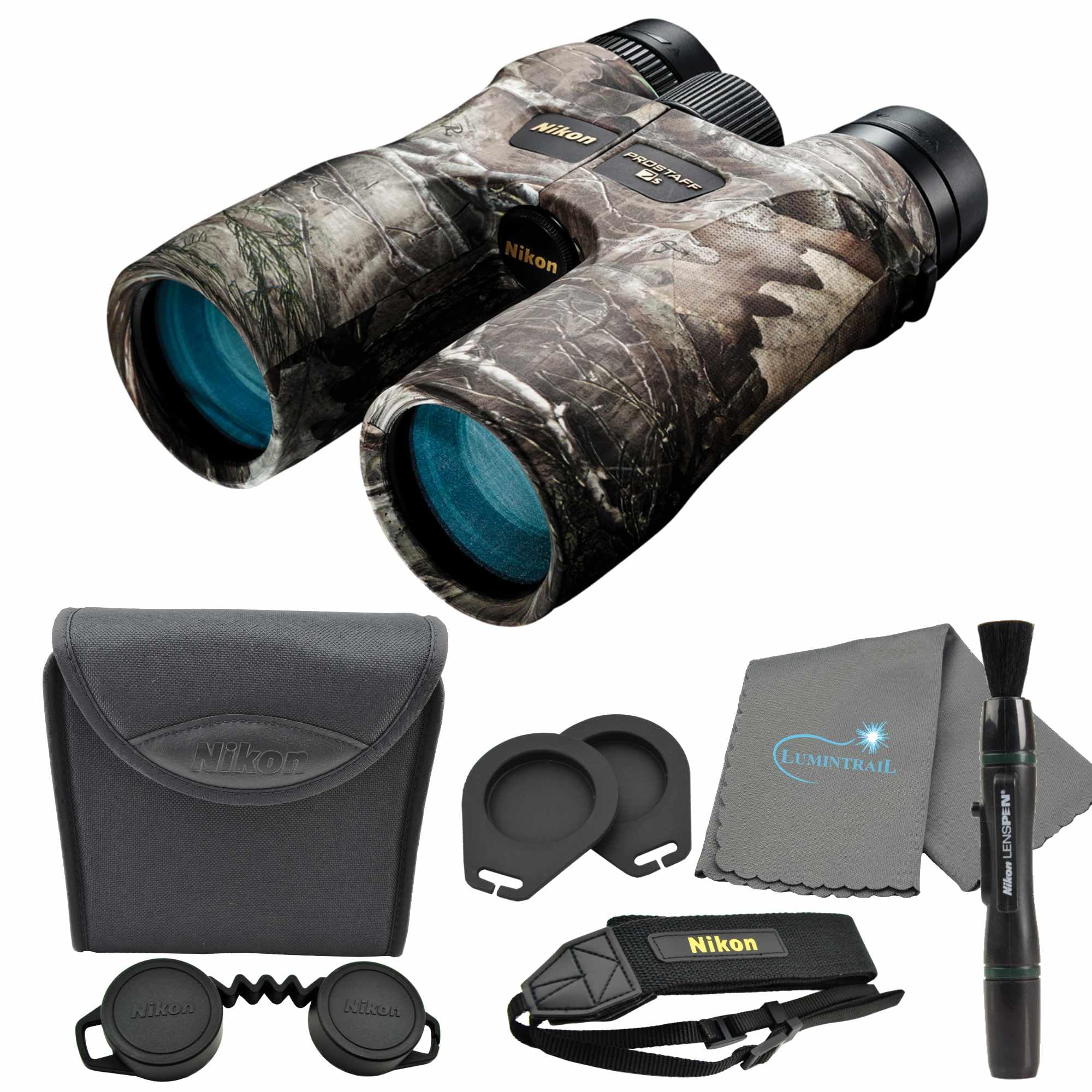 Nikon Prostaff 7S 10x42 Binoculars 16642 TrueTimber Kanati Camo Compact Set with Lens Pen Carry Case and Cleaning Cloth Bird Watching Hunting Zoom
Nikon Prostaff 7S 10x42 Binoculars 16642 TrueTimber Kanati Camo Compact Set with Lens Pen Carry Case and Cleaning Cloth Bird Watching Hunting Zoom