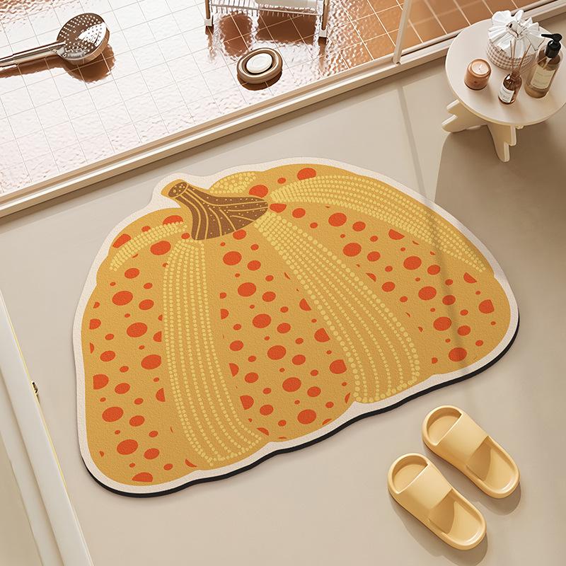 Beibei Pumpkin Bathroom Floor Mat, Diatom Mud Toilet Non-Slip Foot Mat, Shower Room Toilet Door Special Absorbent Mat 40*60cm
Beibei Pumpkin Bathroom Floor Mat, Diatom Mud Toilet Non-Slip Foot Mat, Shower Room Toilet Door Special Absorbent Mat 40*60cm