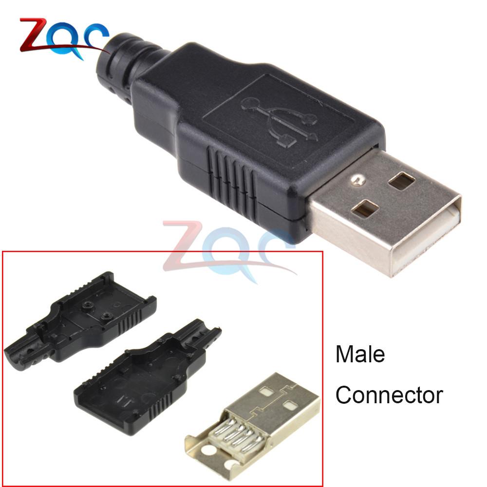 10pcs USB 2.0 Type A Male Adapter Female Socket USB 4 Pin Plug Socket Connector with Plastic Cover Type-A DIY Kits
10pcs USB 2.0 Type A Male Adapter Female Socket USB 4 Pin Plug Socket Connector with Plastic Cover Type-A DIY Kits