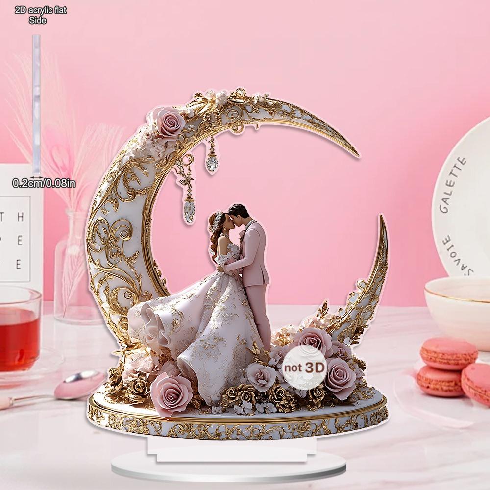 2D Flat Acrylic beautiful Wedding Decoration, Indoor and Outdoor Decoration - No Need for Batteries/electricity, Free Day Decoration, Shop Deco
2D Flat Acrylic beautiful Wedding Decoration, Indoor and Outdoor Decoration - No Need for Batteries/electricity, Free Day Decoration, Shop Deco